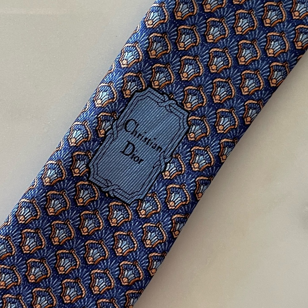💠 Christian Dior Paris Tie | Silk | Made in 🇫🇷 - Picture 3 of 10